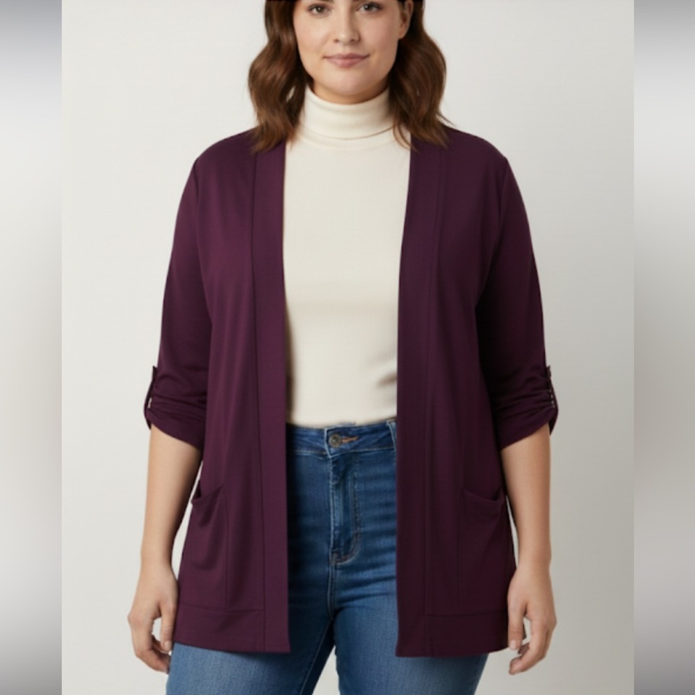 Sonoma Women's Purple Cardigan